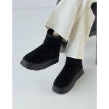 [大きいサイズ有]厚底ショートムートンブーツ | Re:EDIT | 詳細画像4 