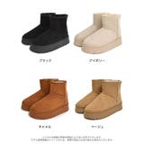 [大きいサイズ有]厚底ショートムートンブーツ | Re:EDIT | 詳細画像17 