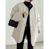 [低身長サイズ有]フェイクレザーキルティングジャケット | Re:EDIT | 詳細画像15 