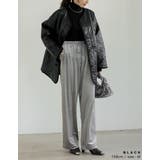 [低身長サイズ有]フェイクレザーキルティングジャケット | Re:EDIT | 詳細画像5 