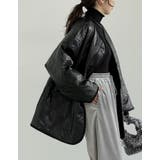 [低身長サイズ有]フェイクレザーキルティングジャケット | Re:EDIT | 詳細画像6 