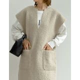 [低身長サイズ有]2WAYリバーシブルフェイクウールorシープライクボアキーネッ… | Re:EDIT | 詳細画像15 