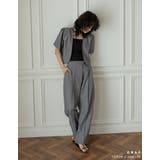 半袖パフジャケット×スラックスセットアップ | Re:EDIT | 詳細画像29