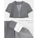 半袖パフジャケット×スラックスセットアップ | Re:EDIT | 詳細画像30