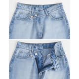 [低身長/高身長/大きいサイズ有]クロスウエストストレートコットンデニムパンツ | Re:EDIT | 詳細画像35 