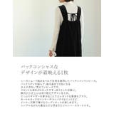 [低身長サイズ有]ベロアバックリボンワンピース | Re:EDIT | 詳細画像5 