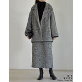 ヘリンボーンダブルジャケットコート | Re:EDIT | 詳細画像13