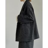 ヘリンボーンダブルジャケットコート | Re:EDIT | 詳細画像16