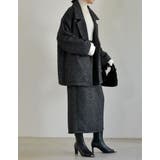 ヘリンボーンダブルジャケットコート | Re:EDIT | 詳細画像17