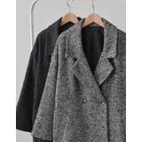 ヘリンボーンダブルジャケットコート | Re:EDIT | 詳細画像2