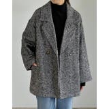 ヘリンボーンダブルジャケットコート | Re:EDIT | 詳細画像3