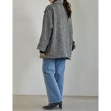 ヘリンボーンダブルジャケットコート | Re:EDIT | 詳細画像7