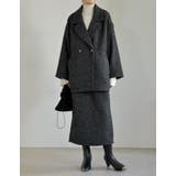 ヘリンボーンダブルジャケットコート | Re:EDIT | 詳細画像22