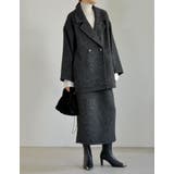 ヘリンボーンダブルジャケットコート | Re:EDIT | 詳細画像24