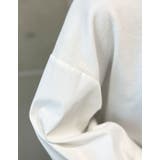 異素材切り替えキャンディースリーブ裏毛トップス | Re:EDIT | 詳細画像10