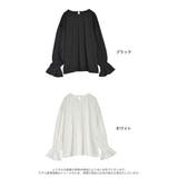 異素材切り替えキャンディースリーブ裏毛トップス | Re:EDIT | 詳細画像18