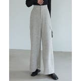 MIXグレー(005) | [低身長/高身長サイズ有]ツイードライクカットソーカーゴパンツ | Re:EDIT