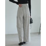 [低身長/高身長サイズ有]ツイードライクカットソーカーゴパンツ | Re:EDIT | 詳細画像12 