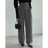 [低身長/高身長サイズ有]ツイードライクカットソーカーゴパンツ | Re:EDIT | 詳細画像3 