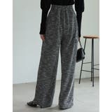 [低身長/高身長サイズ有]ツイードライクカットソーカーゴパンツ | Re:EDIT | 詳細画像8 