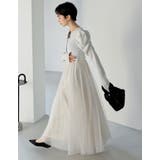 チュールドッキングニットワンピース | Re:EDIT | 詳細画像16