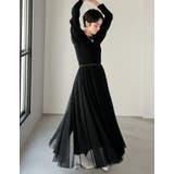 チュールドッキングニットワンピース | Re:EDIT | 詳細画像9