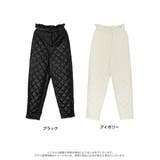 [低身長サイズ有]中綿キルティングアンクル丈テーパードパンツ | Re:EDIT | 詳細画像17 
