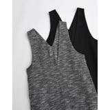 [低身長サイズ有]カットツイードウエストベルト付きジャンパースカート | Re:EDIT | 詳細画像2 