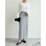 [低身長サイズ有]前後2WAYラメリブニットナロースカート | Re:EDIT | 詳細画像26 