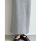 [低身長サイズ有]前後2WAYラメリブニットナロースカート | Re:EDIT | 詳細画像28 