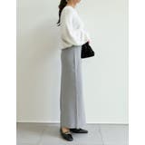 [低身長サイズ有]前後2WAYラメリブニットナロースカート | Re:EDIT | 詳細画像31 