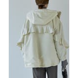 2WAYリサイクルタフタバックフリルデザインフェイクファーフード付き中綿ミドルコ… | Re:EDIT | 詳細画像21