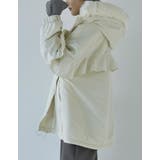 2WAYリサイクルタフタバックフリルデザインフェイクファーフード付き中綿ミドルコ… | Re:EDIT | 詳細画像23