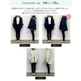 2WAYリサイクルタフタバックフリルデザインフェイクファーフード付き中綿ミドルコ… | Re:EDIT | 詳細画像35