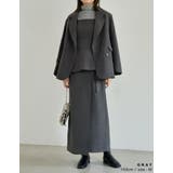 [低身長/高身長サイズ有]微起毛ツイルラップ風スカート | Re:EDIT | 詳細画像29 