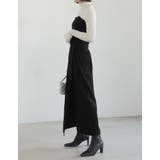 [低身長/高身長サイズ有]微起毛ツイルラップ風スカート | Re:EDIT | 詳細画像33 