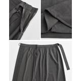 [低身長/高身長サイズ有]微起毛ツイルラップ風スカート | Re:EDIT | 詳細画像35 