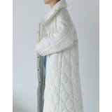 中綿リサイクルタフタキルティングスタンドカラーフレアロングコート | Re:EDIT | 詳細画像26