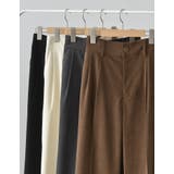 微起毛ツイルダブルタックワイドパンツ | Re:EDIT | 詳細画像2