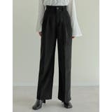 微起毛ツイルダブルタックワイドパンツ | Re:EDIT | 詳細画像3