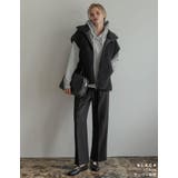 微起毛ツイルダブルタックワイドパンツ | Re:EDIT | 詳細画像8