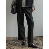 微起毛ツイルダブルタックワイドパンツ | Re:EDIT | 詳細画像9