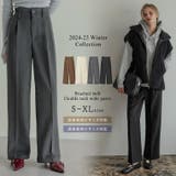 微起毛ツイルダブルタックワイドパンツ | Re:EDIT | 詳細画像1