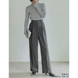 微起毛ツイルダブルタックワイドパンツ | Re:EDIT | 詳細画像30