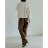 微起毛ツイルダブルタックワイドパンツ | Re:EDIT | 詳細画像38