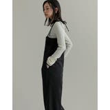 [低身長/高身長サイズ有][入卒式 セレモニー]ウールタッチリボンサロペット | Re:EDIT | 詳細画像24 