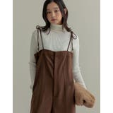 [低身長/高身長サイズ有][入卒式 セレモニー]ウールタッチリボンサロペット | Re:EDIT | 詳細画像27 