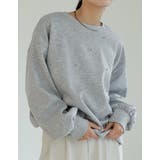 パールorラインストーン付きダンボールトップス | Re:EDIT | 詳細画像22