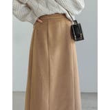 [低身長/高身長サイズ有]メルトンシャギーナロースカート | Re:EDIT | 詳細画像17 