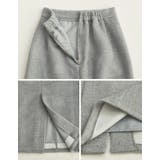 [低身長/高身長サイズ有]メルトンシャギーナロースカート | Re:EDIT | 詳細画像33 